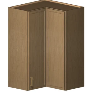 PH-WSQ2430 24 Inch Easy Reach Wall Corner Cabinet | Petit Oak